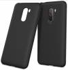 TPU Luxury Back Cover Case Anti-Fingerprint Fundas for Xiaomi Pocophone F1 Black TPU Luxury Back Cover Case Anti-Fingerprint Fundas for Xiaomi Pocophone F1 Black