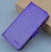 Leather Wallet Stand/Case for Huawei Ascend G620s Purple (ΟΕΜ)