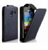 Samsung Galaxy Ace 2 I8160 Δερμάτινη Θήκη Μαύρη