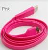 Data & Charge Flat Cable  iPhone 3G/ 3GS 4/ 4S, iPod / iPad - Magenta