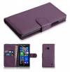 Nokia Lumia 730/735 Δερμάτινη Θήκη Πορτοφόλι Μώβ (OEM) Nokia Lumia 730/735 Δερμάτινη Θήκη Πορτοφόλι Μώβ (OEM)