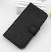 Leather Wallet/Case for Alcatel One Touch Idol Ultra (OT-6033X) Black (OEM)