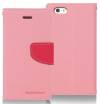 Apple iPhone 4/4S - Θήκη Book Goospery Fancy Diary Ρόζ - Φούξια (Mercury)