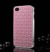 Luxury Bling Diamond Crystal Hard Back Case Cover For Apple iPhone 4 4S 4G Pink