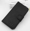 Leather Wallet/Case for Alcatel One Touch TPOP OT4010D Black (OEM)