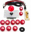 DIY Arcade Game Controller USB Joystick Kit-Red DIY Arcade Game Controller USB Joystick Kit-Red