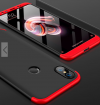 Bakeey™ Full Body Hard PC Case 360° Xiaomi Mi A2 /Xiaomi Mi 6X Red/Black