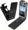 BLACK PU LEATHER FLIP CASE FOR NOKIA E7 (ΟΕΜ)