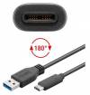 USB 3 SuperSpeed cable > USB C, 1m 67890 (Goobay)