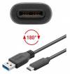 Καλώδιο USB 3.1 C SuperSpeed σε USB 3, 1m 67890 (Goobay)