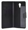 Leather Case Book Ancus Stick it for Doogee Dagger DG850 Black (Ancus)