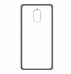 TPU Silicone back cover case Clear with frame black for Samsung Galaxy J3 (2017) J330 (oem)