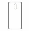 Θήκη TPU Σιλικόνης Διάφανη με Frame Μαύρο for Nokia 3 (oem)