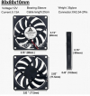 LINK CNC 3d printer fan graphic cards 80x80x10mm Dc 12v 0.13A / 2pin FAN Brushless Fan (OEM)