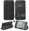 Apple iPhone 5/5S Caller ID Table Talk Flip Cover Case Μαύρο Με Διαμαντάκι Για Το Κάτω Κουμπάκι (ΟΕΜ) Apple iPhone 5/5S Caller ID Table Talk Flip Cover Case Μαύρο Με Διαμαντάκι Για Το Κάτω Κουμπάκι (ΟΕΜ)