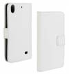 Leather Wallet Stand/Case for Huawei Ascend G620s White (ΟΕΜ)