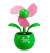 Mini Ανεμιστηράκι με USB σε Στύλ Λουλούδι - Ροζ/πράσινο (OEM)