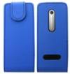 Nokia 301 - Δερμάτινη Θήκη Flip Μπλε (OEM)