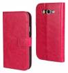 Samsung Galaxy Grand Neo i9060 - Leather Wallet Case With Stand Magenta (OEM)