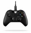 Official Xbox One Wireless Controller with Cable for Windows - Black