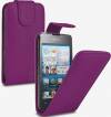 Huawei Ascend Y300 Leather Case Flip Purple OEM