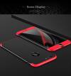 Bakeey&#8482; Full Body Hard PC Case 360° iPhone 8Plus Red/Black