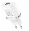 Φορτιστής quick charger Hoco USB Λευκό (C12Q Smart) Φορτιστής quick charger Hoco USB Λευκό (C12Q Smart)