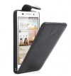 Leather Flip Case for Huawei Ascend P6 Black (OEM)