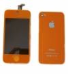 iPhone 4 LCD + Touch Screen + Frame Assembly + Home Button & Back Cover - Πορτοκαλί iPhone 4 LCD + Touch Screen + Frame Assembly + Home Button & Back Cover - Πορτοκαλί