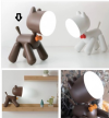 Allocacoc Waggy PuppyLamp Janpim - Επιτραπέζιο Φωτάκι με Διακόπτη - Brown (DH0272BN/PUPYLP)