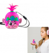 eKids Trolls World Tour Φορητό ηχείο Bluetooth για παιδιά με λουράκι καρπού (Ροζ/Μωβ)