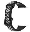 Λουράκι Smartwatch για Huawei Band 6 / Honor Band 6 Σιλικόνη Μαύρο / Λευκο