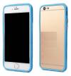 Stylish Protective Bumper Frame Case for iPhone 6 4.7" - Light Blue (OEM)