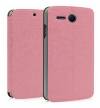 Lenovo A680 - Leather Stand Case With Back Cover Pink (OEM)