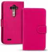 LG G4c H525N / Magna H500F - Leather Wallet Case Magenta (OEM)