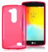 LG L Fino D290N/L Fino Dual D295 - TPU Gel Case S-Line Pink (OEM)