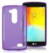 LG L Fino D290N/L Fino Dual D295 - TPU Gel Case S-Line Purple (OEM)