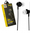 Aspor EA-21  Earphones black with built-in mic