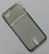 iPhone 5/5S - TPU GEl Case With Credit Card Slot Grey (OEM)