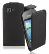 Samsung Galaxy Pocket Neo S5310 Δερμάτινη Θήκη Flip Μαύρη (OEM)