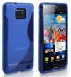 TPU Gel Case S-Line For Samsung Galaxy s II i9100 / Plus i9105 Blue ()
