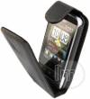 Δερμάτινη Θήκη Flip για HTC Touch 2 Μαύρο (OEM)