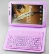 Leather Bluetooth with Keyboad Stand Case for Samsung Galaxy Note 8 N5100 N5110 Purple (OEM)