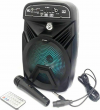 Σύστημα Karaoke με Ενσύρματo Μικρόφωνo XY-0651 σε Μαύρο Χρώμα