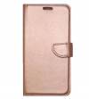 Leather Case Silicone Back Case for Xiaomi Redmi 5 Gold-PInk (OEM)
