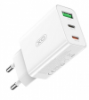 XO Φορτιστής Χωρίς Καλώδιο με Θύρα USB-A και 2 Θύρες USB-C 20W Power Delivery / Quick Charge 3 Λευκός (L101) XO Φορτιστής Χωρίς Καλώδιο με Θύρα USB-A και 2 Θύρες USB-C 20W Power Delivery / Quick Charge 3 Λευκός (L101)