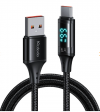 Mcdodo CA-1080 Καλώδιο USB σε USB-C με οθόνη, 66W, 6A, 1.2m (μαύρο)