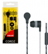 Μaxell Cordz Earphones Black