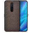 Ultra-Thin TPU Black Case and Grey Fabric Cover for OnePlus 7 (oem)