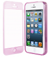 iPhone 5 / 5S Gel TPU Θήκη με μπροστά κάλυμμα Μώβ IP4SGTPUCWFCPU OEM iPhone 5 / 5S Gel TPU Θήκη με μπροστά κάλυμμα Μώβ IP4SGTPUCWFCPU OEM
